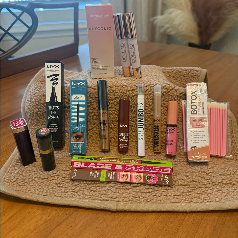 Makeup Bundle with NYX, Revolution and Doll 10